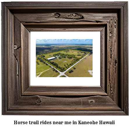 horse trail rides near me in Kaneohe, Hawaii